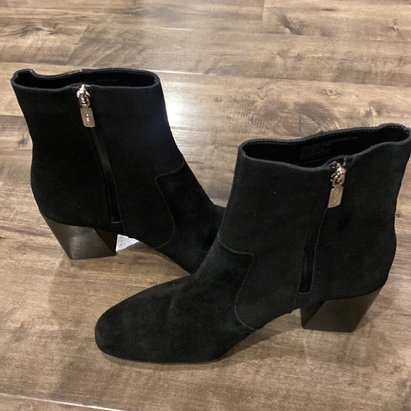 NEW BLONDO salome ankle boot in black suede size 10 M - Picture 7 of 10